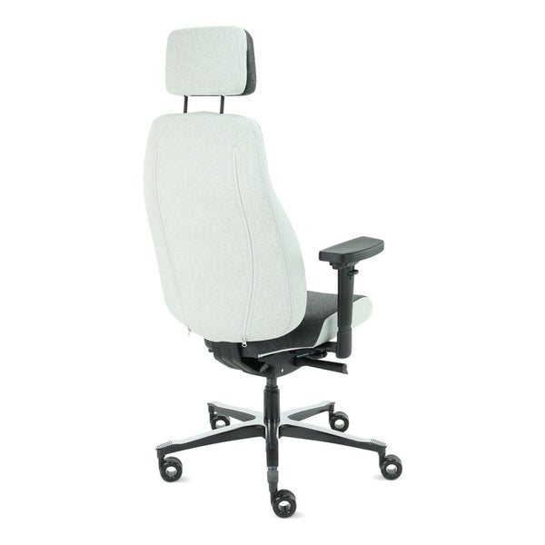 Headrest Grey - Office Chair Facet Wool Mid Grey/Ash Grey