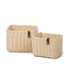 Nouk, lot de 2 paniers naturels