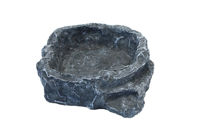 KOMODO Terraced Feeding Bowl Grey 19 x 18 x 6 cm