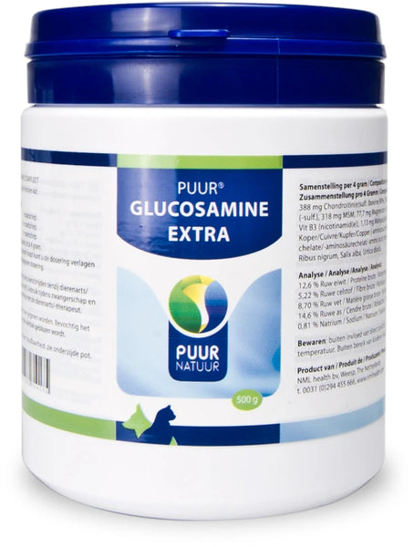 Pure Nature Glucosamine Extra (Complete) pour Chiens et Chats 500 g