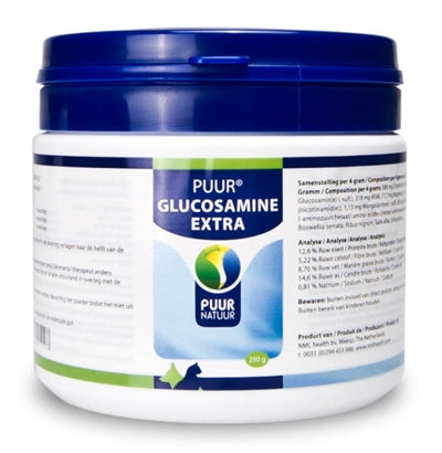Pure Nature Glucosamine Extra (Complet) pour Chiens et Chats 250 g