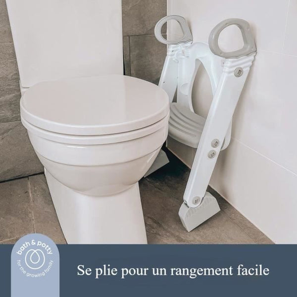 Toilet reducer - DREAMBABY - STEP-UP - Toilet training seat - 2-position adjustable - Aqua