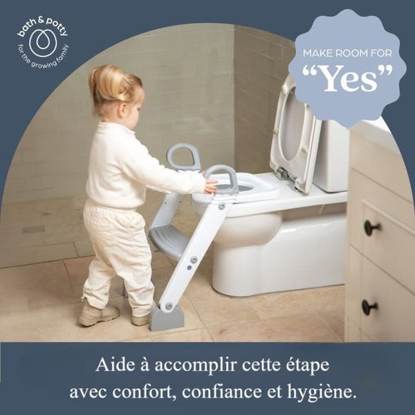 Toilet reducer - DREAMBABY - STEP-UP - Toilet training seat - 2-position adjustable - Aqua