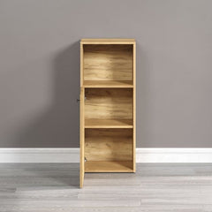 Bathroom storage unit - Oak decor - L40 x H95 x D31 cm - PURE BLISS