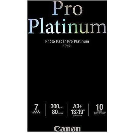 CANON Pack of 1 photo paper Platinum Pro 300 g/m2 - PT-101 - A3+ - 10 sheets