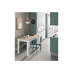 LILIAN dining table L109 x W67cm - White / Wood