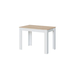 LILIAN dining table L109 x W67cm - White / Wood