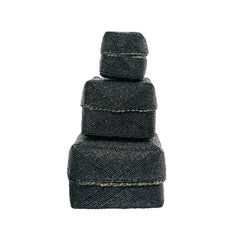 The Beaded Basket - Black - L