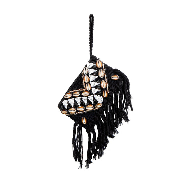 The Macramé Clutch - Black