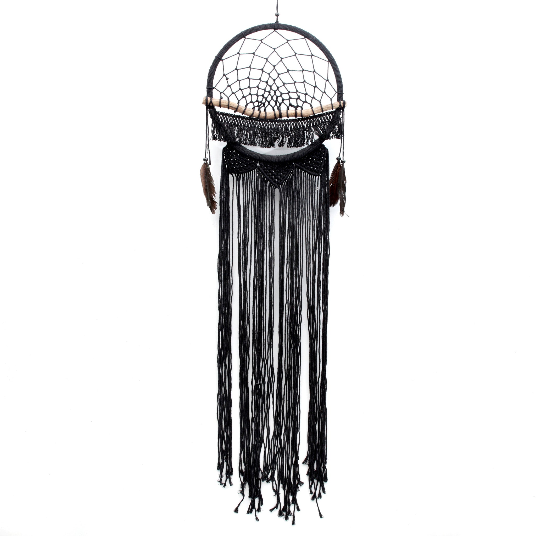 The Macramé Wood Dreamer - Black