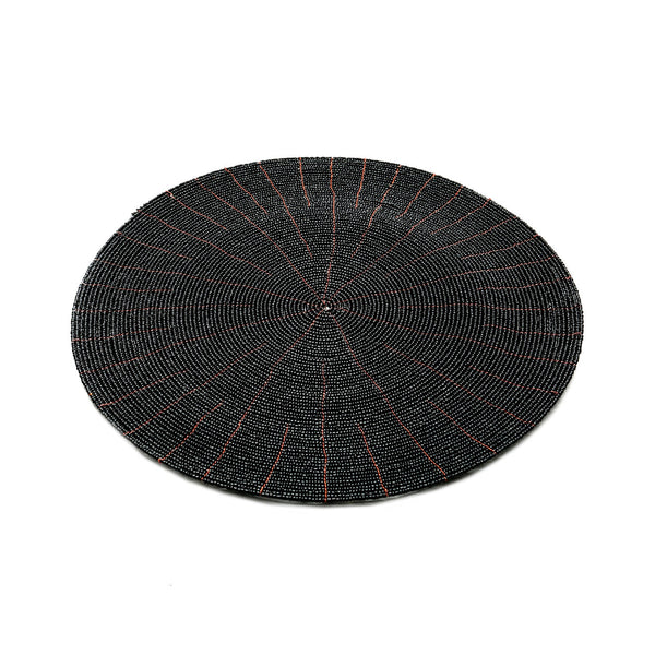 The Beaded Placemat - Black