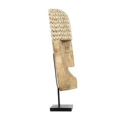 Masque cauri sur socle - Grand modèle