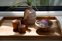 Bamboo Straws - Set of 10 with Cleaning Brush