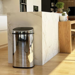 "KEUKEN MOVE Semi-automatic kitchen waste bin One-touch Square 60 L - Grey"