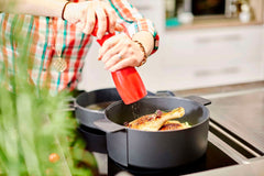 B.Double Cook and Roast Pan Ø 24 cm Set of 2 Pieces