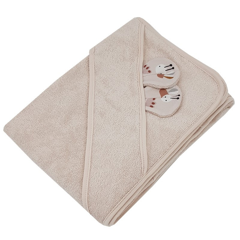 Bamboe badcape BIJTJES/BEIGE