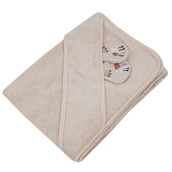 Bamboe badcape BIJTJES/BEIGE