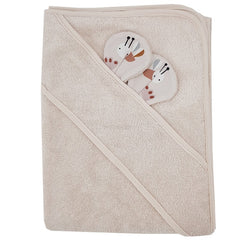 Bamboe badcape BIJTJES/BEIGE