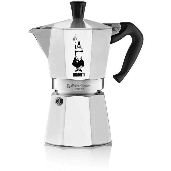 Italiaans koffiezetapparaat - BIALETTI - MOKA EXPRESS - 6 kopjes - 0,30 L - Zilver