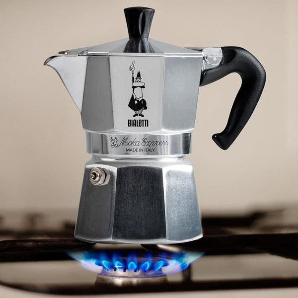 Italiaans koffiezetapparaat - BIALETTI - MOKA EXPRESS - 6 kopjes - 0,30 L - Zilver