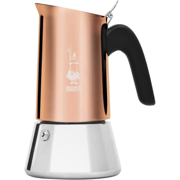 Machine à café italienne - BIALETTI - NEW VENUS - 6 tasses - 0,24 L - Cuivre