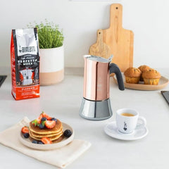 Machine à café italienne - BIALETTI - NEW VENUS - 6 tasses - 0,24 L - Cuivre