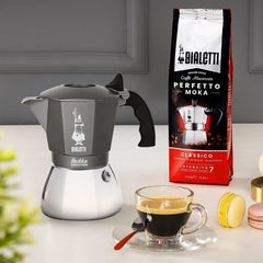 Bialetti - Cafetière italienne Brikka - induction 4 tasses