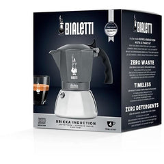 Bialetti - Cafetière italienne Brikka - induction 4 tasses