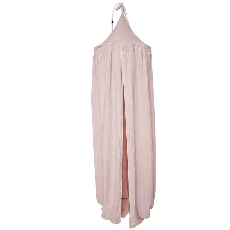 Muslin canopy for the cot - rose pink