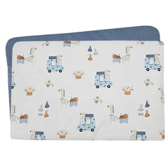 Kussen 40 x 60 cm Giraffe/Blauw
