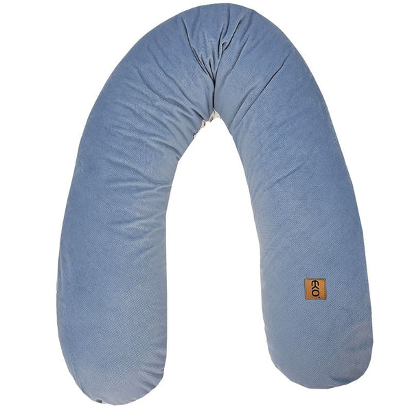 Velvet Nursing Pillow Giraffe/Blue
