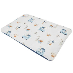 Kussen 40 x 60 cm Giraffe/Blauw