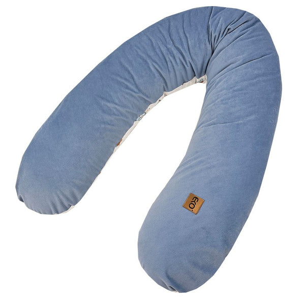 Velvet Nursing Pillow Giraffe/Blue