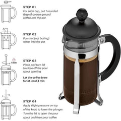 Bodum 1903-913 - CAFETIÈRE - Cafetière à piston Java, blanche, 0,35 L