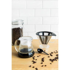 Koffiezetapparaat - BODUM - Melior - Permanent roestvrijstalen netfilter - 8 kopjes - 1,0 L - Transparant