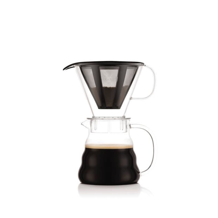 Cafetière MELIOR, filtre permanent en acier inoxydable, 5 tasses, 0,6 L