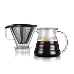 Cafetière MELIOR, filtre permanent en acier inoxydable, 5 tasses, 0,6 L