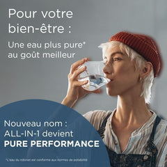 BRITA filter jug - Essential Style White - 2.4 L capacity, including 1.4 L of filtered water - 1 Maxtra Pro Pure Performance filter