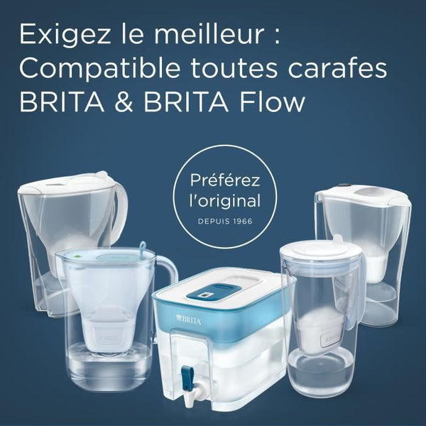 BRITA filter jug - Essential Style Mineral Blue - 2.4 liter capacity including 1.4 liters of filtered water - 1 Maxtra Pro Pure Performance filter