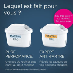 BRITA Filter Jug - Essential Sand Style - 2.4 litre capacity including 1.4 litres of filtered water - 2 Maxtra Pro Expert anti-scale filters