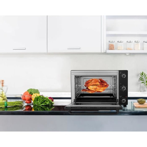 Elektrische mini-oven - Natuurlijke convectie CONTINENTAL EDISON - CEMF60B3 - Zwart - B60 x H39 x D48 cm