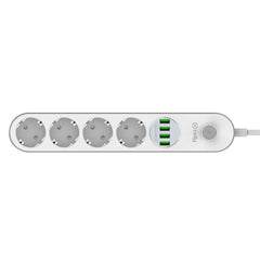 PowerStrip Power Strip 4x Outlets 4x USB 12W