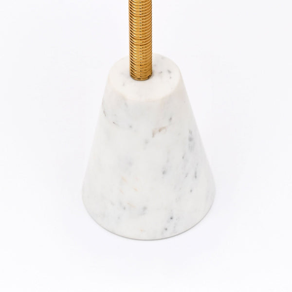Marble Drink Table with Cone Marble Base