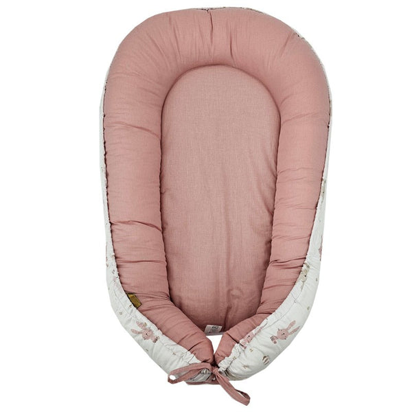 Katoenen baby cocon KONIJN