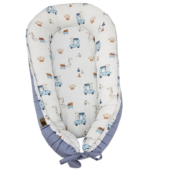 Cotton baby cocoon GIRAFFE