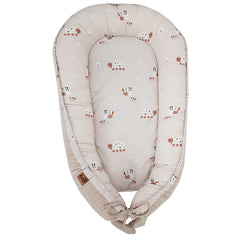 Velvet baby cocoon Bees