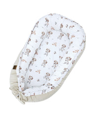 Velvet baby cocoon Gardener Bear