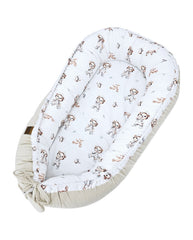 Velvet baby cocoon Gardener Bear
