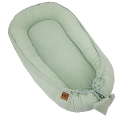 Muslin baby cocoon MINT
