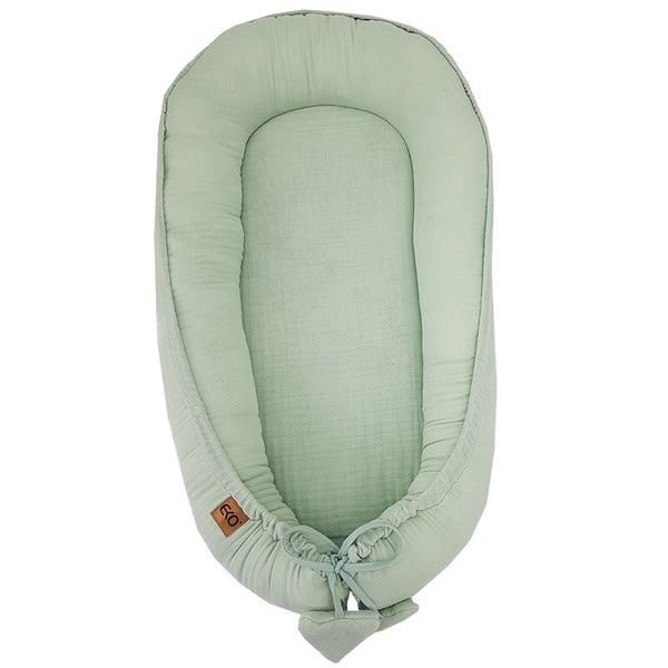Muslin baby cocoon MINT